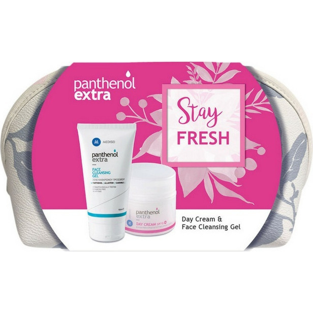 PANTHENOL EXTRA Stay Fresh Extra Day Cream SPF15 50ml & Face Cleansing