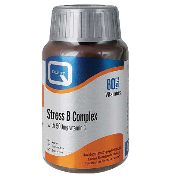 QUEST Stress B Complex, Plus 500mg Vitamin C 60tabs Gea Pharmacy