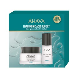 AHAVA Hyaluronic Acid Duo Set, 24/7 Cream, Ενυδατική Κρέμα με Υαλουρονικό Οξύ - 50ml & Serum, Ορός με Υαλουρονικό Οξύ - 30ml