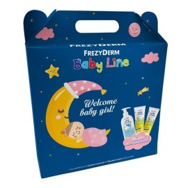FREZYDERM Σετ Welcome Baby Girl, Baby Shampoo - 300ml, 2 x Baby Cream - 175ml & ΔΩΡΟ Μαξιλάρι Αγκαλιάς