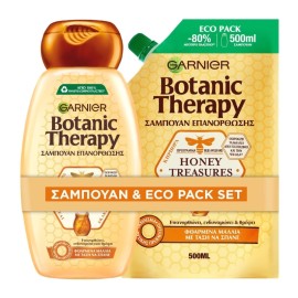 GARNIER Σετ Botanic Therapy  Honey Treasures Shampoo - 400ml & Eco Pack - 500ml