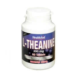 HEALTH AID L-Theanine 200mg, Συμπλήρωμα Διατροφής με Θειανίνη - 60tabs