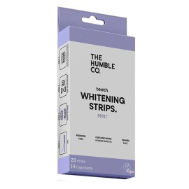 THE HUMBLE CO. Whitening Teeth Strips Fresh Mint, Ταινίες Λεύκανσης Δοντιών με Γεύση Μέντα -28τεμ