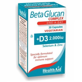 HEALTH AID  BetaGlucan Complex + D3 2000iu - 30caps