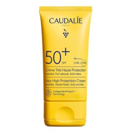 CAUDALIE Vinosun Protect, Very High Protection Cream SPF50, Αντηλιακή Κρέμα Προσώπου - 50ml