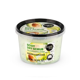 NATURA SIBERICA Organic Shop Body Dry Scrub Avocado & Chia, Scrub Σώματος για Απαλή Απολέπιση - 250ml