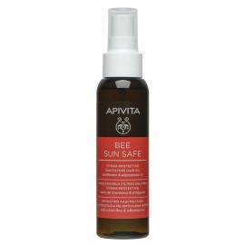APIVITA Bee Sun Safe Hydra Protective Hair Oil, Ενυδατικό Αντηλιακό Λάδι Μαλλιών - 100ml