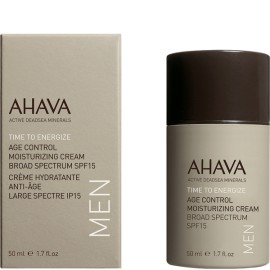 AHAVA Men Age Control Moisturizing Cream Spf15, Ενυδατική Αντιρυτιδική Κρέμα - 50ml