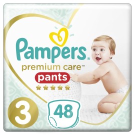 PAMPERS Premium Care Pants No 3 (6-11kg) - 48τεμ