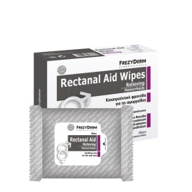 FREZYDERM Rectanal Aid Wipes, Μαντηλάκια Καθαρισμού για Αιμορροΐδες- 20τεμ