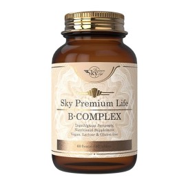 SKY  PREMIUM LIFE B-Complex, Συμπλήρωμα Διατροφής Με Σύμπλεγμα Βιταμινών Β -60tabs