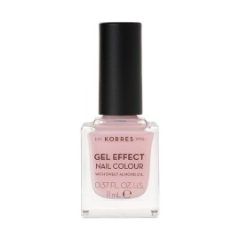 KORRES Gel Effect Nail Colour No05 Candy Pink, Βερνίκι Νυχιών με Αμυγδαλέλαιο - 11ml