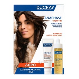 DUCRAY Promo Anaphase Creastim Anti Hair Loss & Growth Lotion -60ml & ΔΩΡΟ Anti-Hair Loss & Growth Shampoo -100ml Λοσιόν, 1σετ