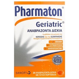 PHARMATON Geriatric με Ginseng G115 -20 αναβράζοντα δισκία