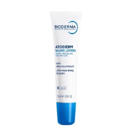 BIODERMA Atoderm Baume Lèvres, Εντατική Φροντίδα Θρέψης & Αναδόμησης για τα Χείλη - 15ml
