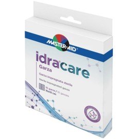 MASTER AID Idracare, Αποστειρωμένη Γάζα Εμποτισμένη με Κρέμα για Επούλωση των Πληγών - 10τεμ