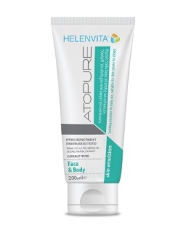 HELENVITA Atopure Skin Emultion, Καταπραϋντικό Γαλάκτωμα Καθημερινής Χρήσης - 200ml