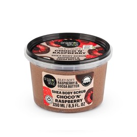 NATURA SIBERICA Organic Shop Body Scrub Choco’n’Raspberry, Scrub Σώματος με Βατόμουρο & Βούτυρο Κακάο - 250ml
