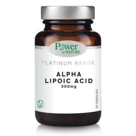 POWER OF NATURE Alpha Lipoic Acid 300mg, Άλφα Λιποϊκό Οξύ Υψηλής Καθαρότητας - 30caps