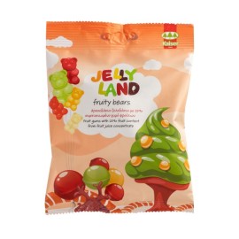 KAISER Jelly Land Fruity Bears, Αρκουδάκια Ζελεδάκια με 25% Συμπυκνωμένο Χυμό Φρούτων - 100g