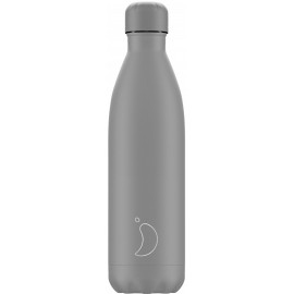 CHILLYS BOTTLES Μπουκάλι - Θερμός, Monochrome All Grey - 750ml