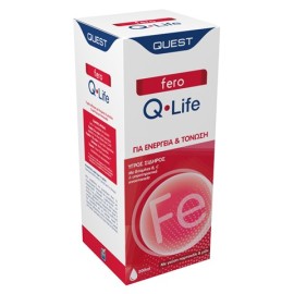 QUEST Fero Q-Life, Σίδηρος με Βιταμίνες B, C & Μέταλλα - 200ml