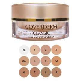 COVERDERM Classic Waterproof Concealing Foundation SPF30, no.3 - 15ml