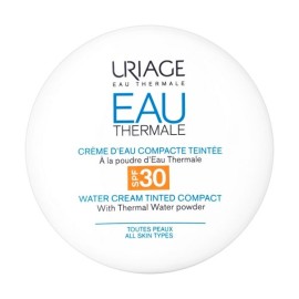 URIAGE Eau Thermal Water Cream Tinted Compact SPF30, Κρεμώδης Πούδρα με Χρώμα - 10gr