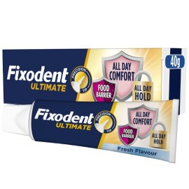 FIXODENT Ultimate All Day Comfort, Fresh, Στερεωτική Κρέμα για Τεχνητές Οδοντοστοιχίες - 40gr