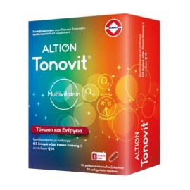 ALTION Tonovit Multivitamin, Πολυβιταμίνη για Ενέργεια & Τόνωση -30softgels