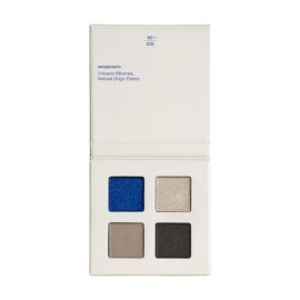 KORRES Real Color Eyeshadow Palette 02 Smokey Sea, Τετραπλή Παλέτα Σκιών με Κρεμώδη Υφή - 4gr