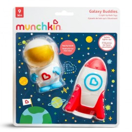 MUNCHKIN Galaxy Buddies Light Up Toys, Παιχνίδια Μπάνιου με Φως - 2τεμ