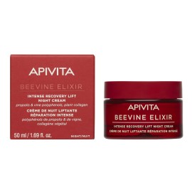 APIVITA Beevine Elixir Night Cream, Αντιρυτιδική Κρέμα Σύσφιξης & Lifting Νύχτας - 50ml
