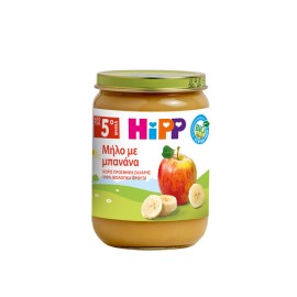 HIPP Βρεφική Φρουτόκρεμα Μήλο με Μπανάνα απο τον 5ο Μήνα - 190gr