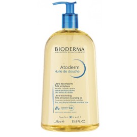 BIODERMA Atoderm Huile De Douche, Έλαιο για Απαλό Καθαρισμό του Ξηρού & Ευαίσθητου Δέρματος - 1lt