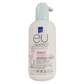 INTERMED BabyDerm Girls Intimate Wash, Υγρό Καθαρισμού Ευαίσθητης Περιοχής Κοριτσιών -250ml