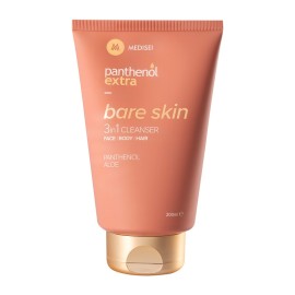 PANTHENOL EXTRA Bare Skin 3in1 Cleanser, Γυναικείο Αφρόλουτρο & Σαμπουάν - 200ml