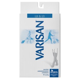 VARISAN Lui & Lei Κάλτσες Διαβαθμισμένης Συμπίεσης 14mmHg, Νο3, Μπλέ - 1ζεύγος