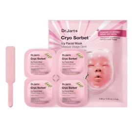 DR. JART+ Cryo Sorbet Icy Facial Mask, Μάσκα Προσώπου για Μείωση Πρηξίματος & Αίσθηση Δροσιάς -4x0.96g