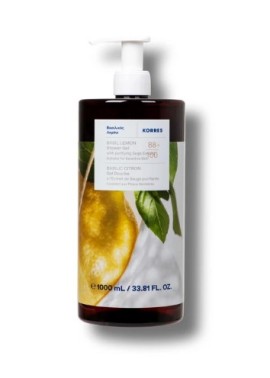 KORRES Renewing Body Cleanser Basil Lemon, Αφρόλουτρο Βασιλικός Λεμόνι - 1lt