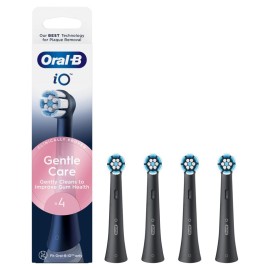 ORAL-B iO Gentle Care Black, Ανταλλακτικές Κεφαλές - 4τεμ