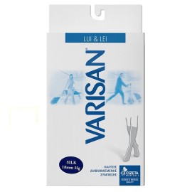 VARISAN Lui & Lei Silk Κάλτσες Διαβαθμισμένης Συμπίεσης 18mmHg, Νο2, Μπλε - 1ζεύγος