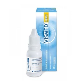 VISMED Light Lubricant Eye Drops, Λιπαντικές Οφθαλμικές Σταγόνες - 15ml