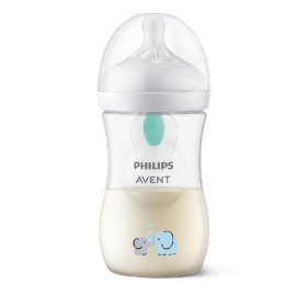 AVENT Natural Response AirFree 3-6m, Πλαστικό Μπιμπερό με Θηλή Σιλικόνης Ροής 3 -260ml