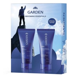 GARDEN Promo Gift Box Grooming Essentials Men, Κρέμα Ξυρίσματος με Αλόη -100ml & Ενυδατικό Βάλσαμο για Μετά το Ξύρισμα με Αλόη -100ml, 1σετ