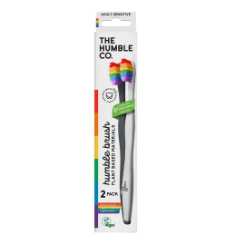 THE HUMBLE CO Humble Brush Proud Edition Adult Sensitive Οδοντόβουρτσα Φυτικής Βάσης Ενηλίκων - 2 pack