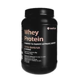WELLLIFE Whey Protein ,Συμπλήρωμα Διατροφής με Πρωτεΐνη Ορού Γάλακτος σε Γεύση Βανίλιας -810gr