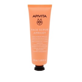 APIVITA Face Scrub Apricot,  Ήπια Απολέπιση Προσώπου με Βερύκοκο - 50ml