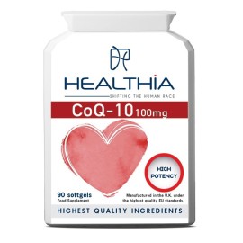 HEALTHIA  CoQ-10, Συνένζυμο Q10 100mg - 90softgels