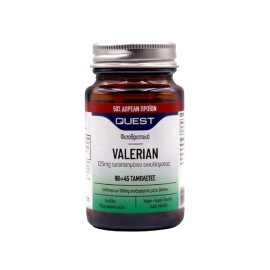 QUEST Valerian 125mg - 90tabs + Δώρο 45tabs